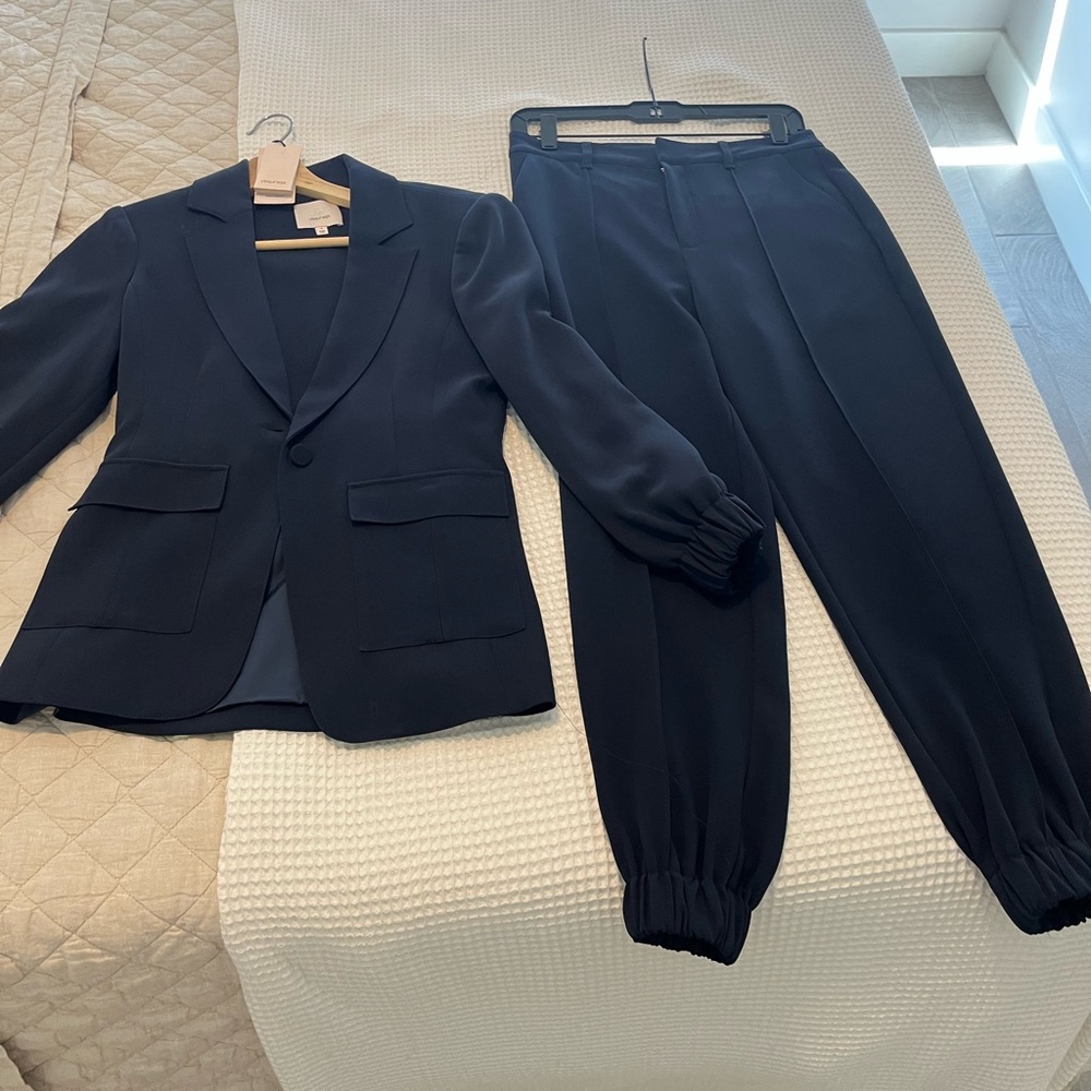 Cinq à Sept Navy Tabitha Blazer & Pants